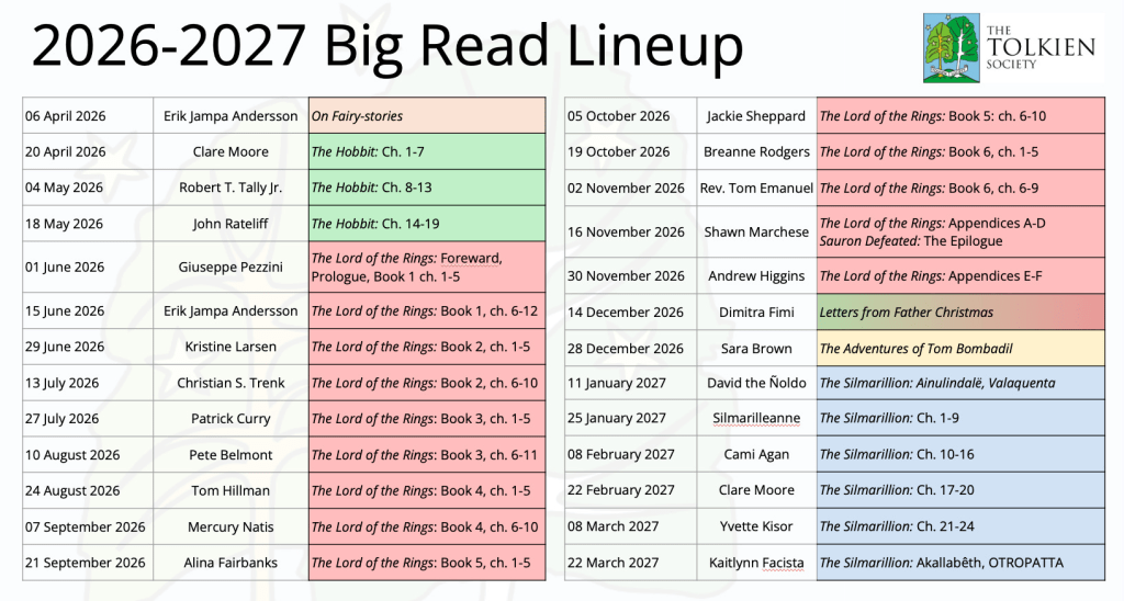Lineup of speakers for the Big Read